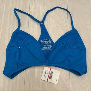 Free People Blue Bralette NWT Size XS/S
